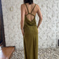 VESTIDO ESCOTE DRAPEADO