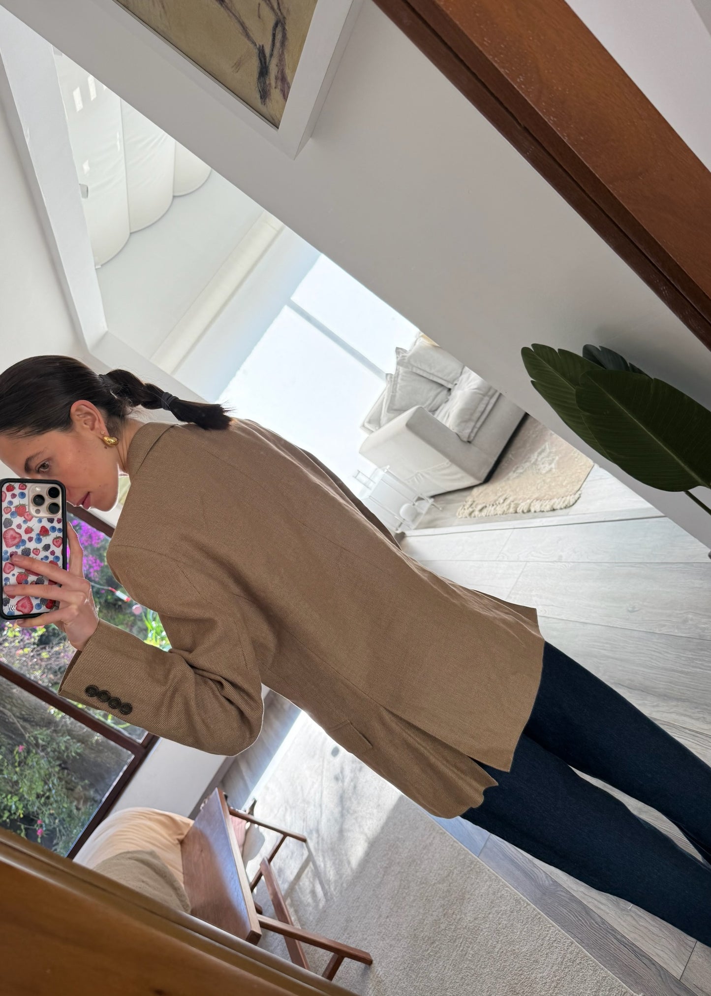 BLAZER BEIGE OVERSIZED