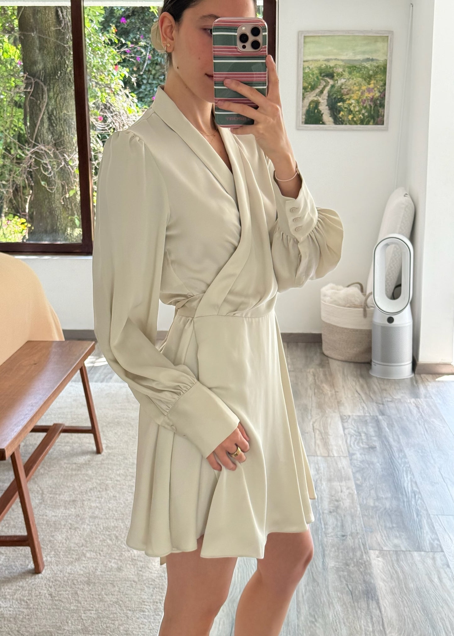 VESTIDO SILKY WRAP UP