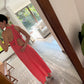 VESTIDO PEACH PINK SHEER