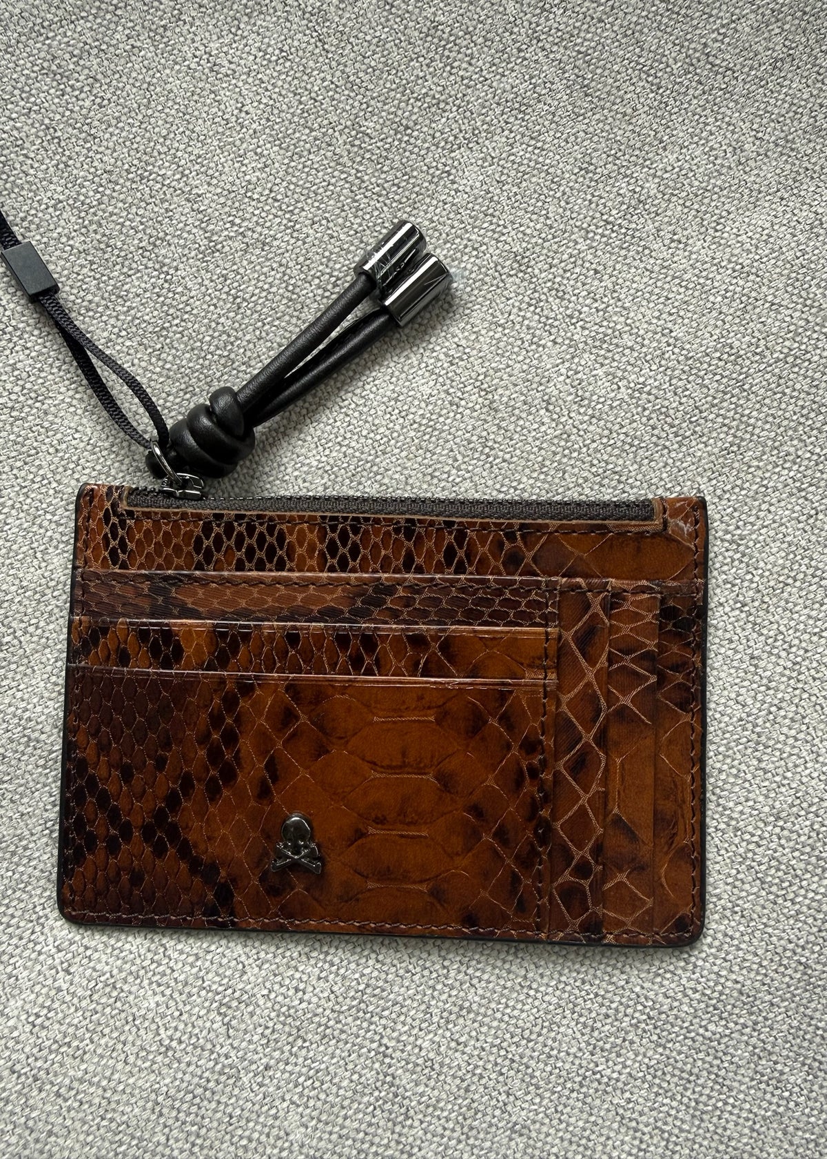 TARJETERO SNAKE PRINT