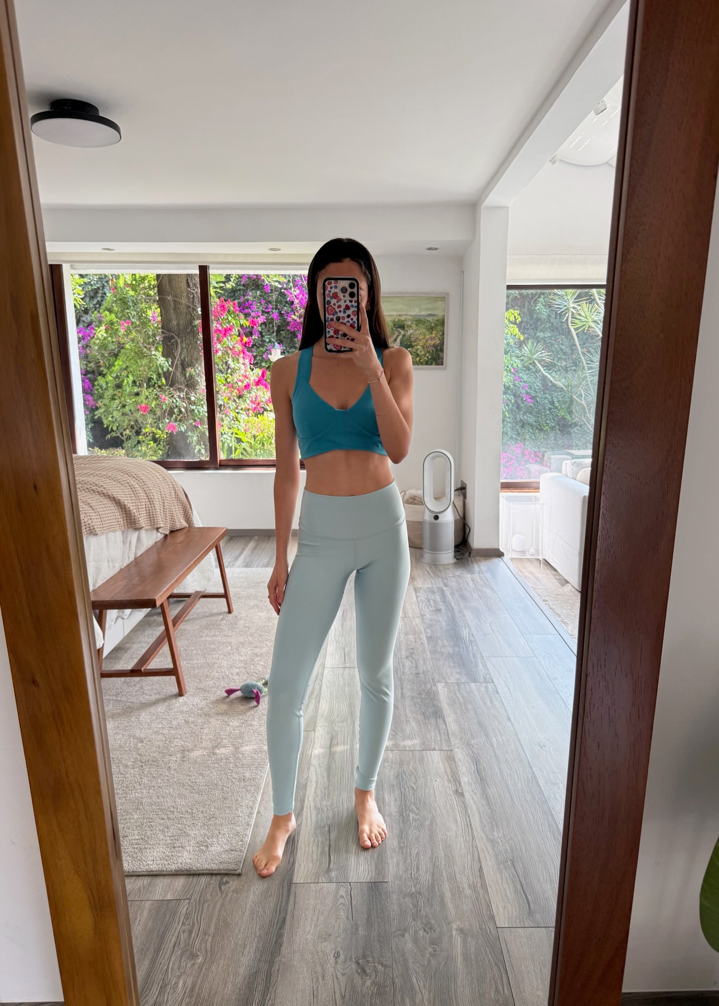ACTIVE LEGGINGS LIGHT BLUE