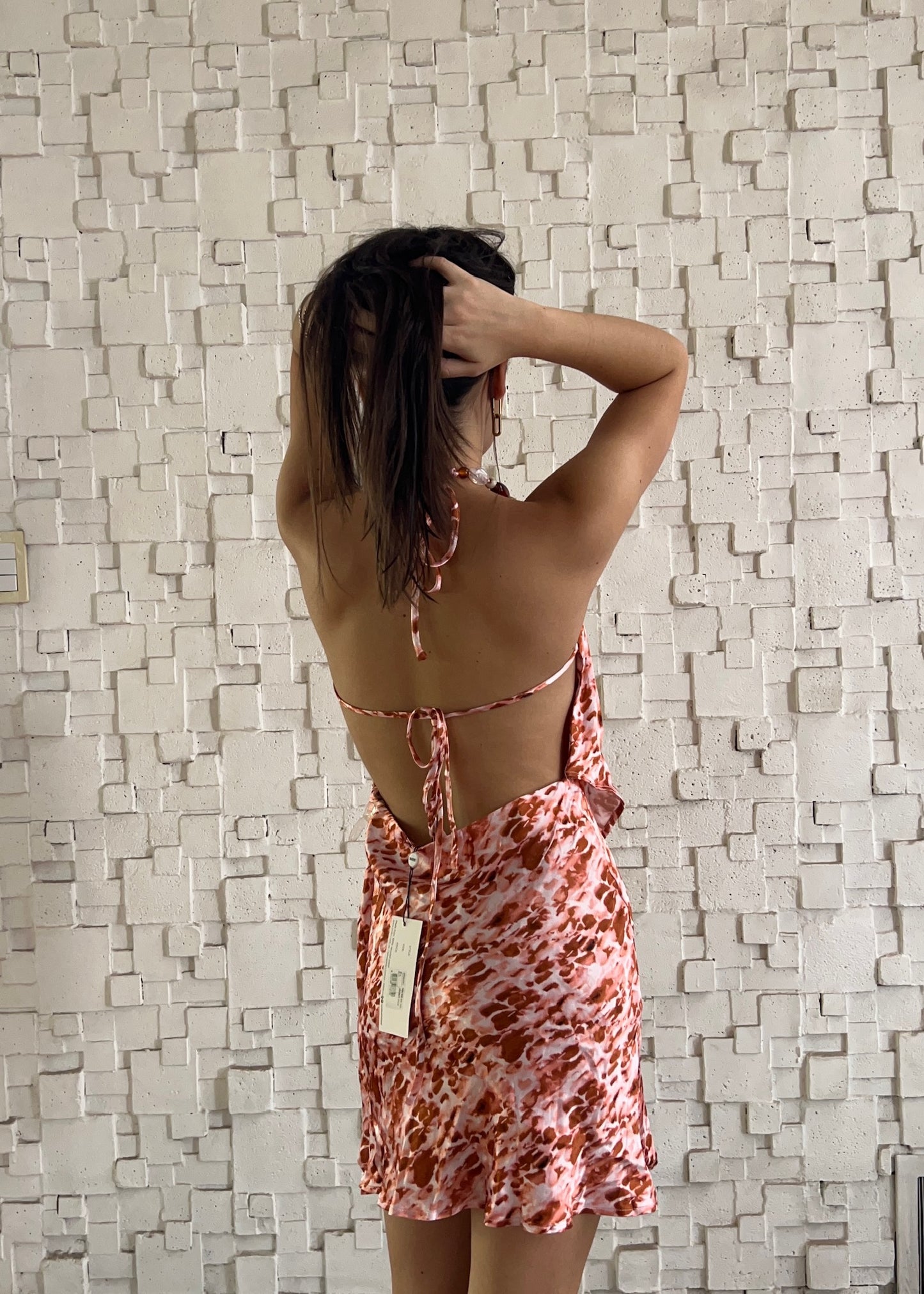 VESTIDO PRINT OPEN BACK