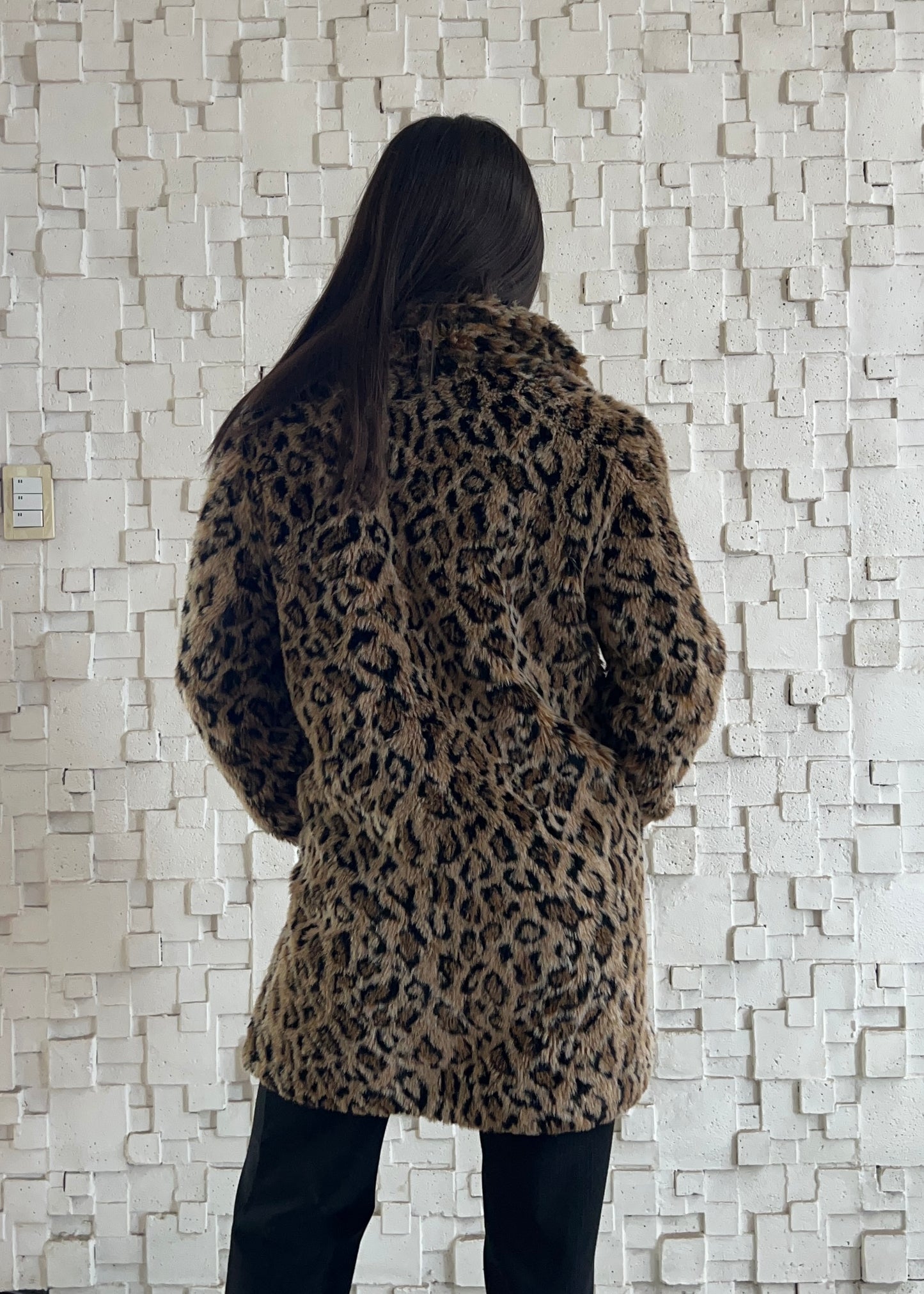 ABRIGO FURRY ANIMAL PRINT