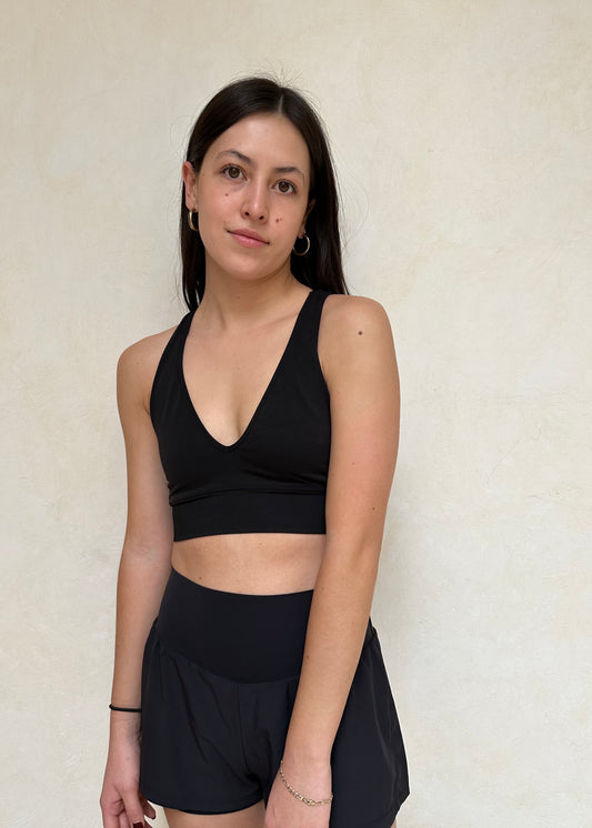 SPORTS BRA NEGRO BÁSICO