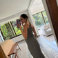 VESTIDO DE KNIT GRIS