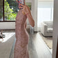 VESTIDO MAXI ROSA VELVET