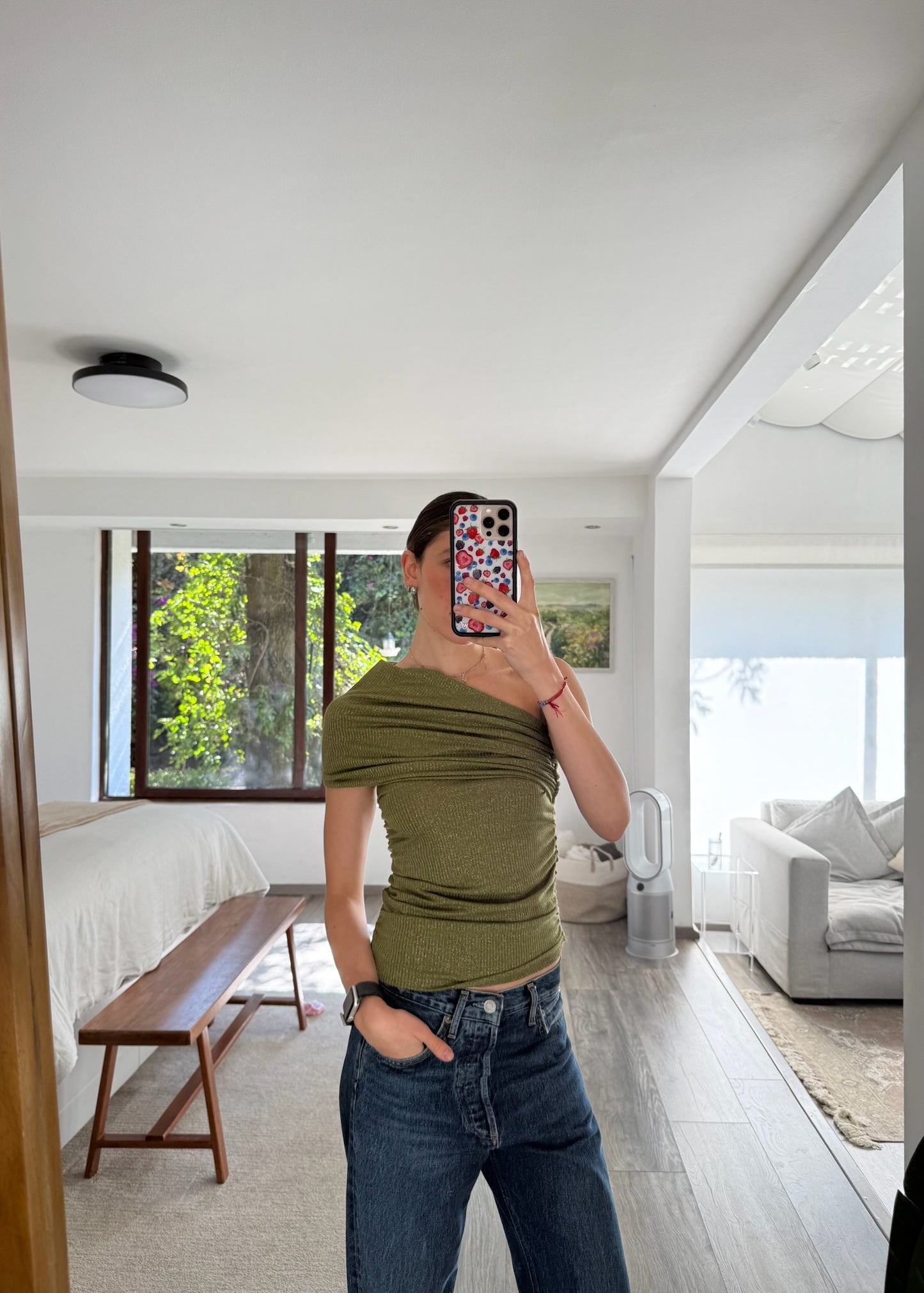 TOP SPARKLY FRUNCIDO