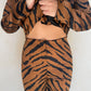 SUIT ANIMAL PRINT