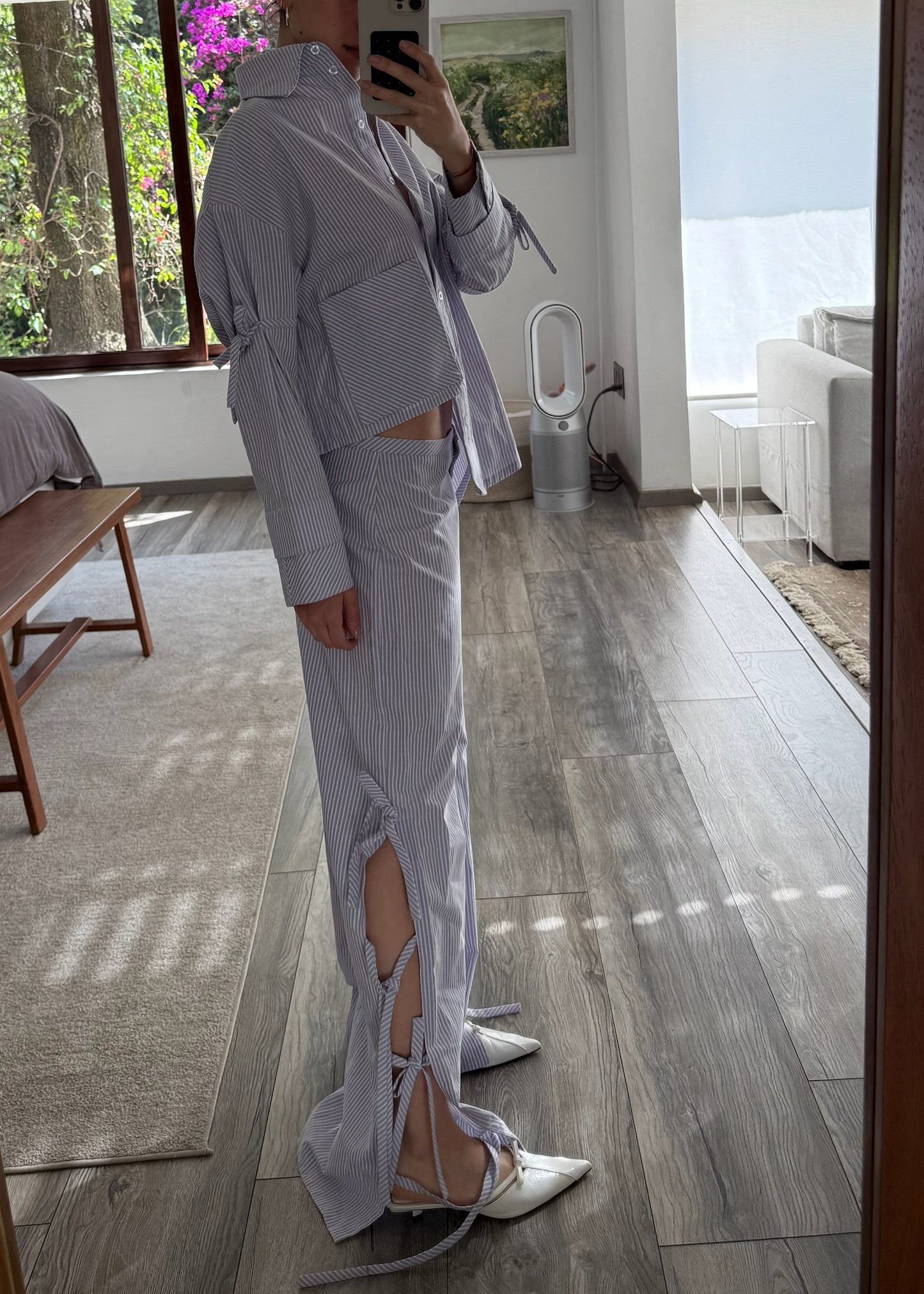 SET CAMISA Y PANTALON CON MOÑOS