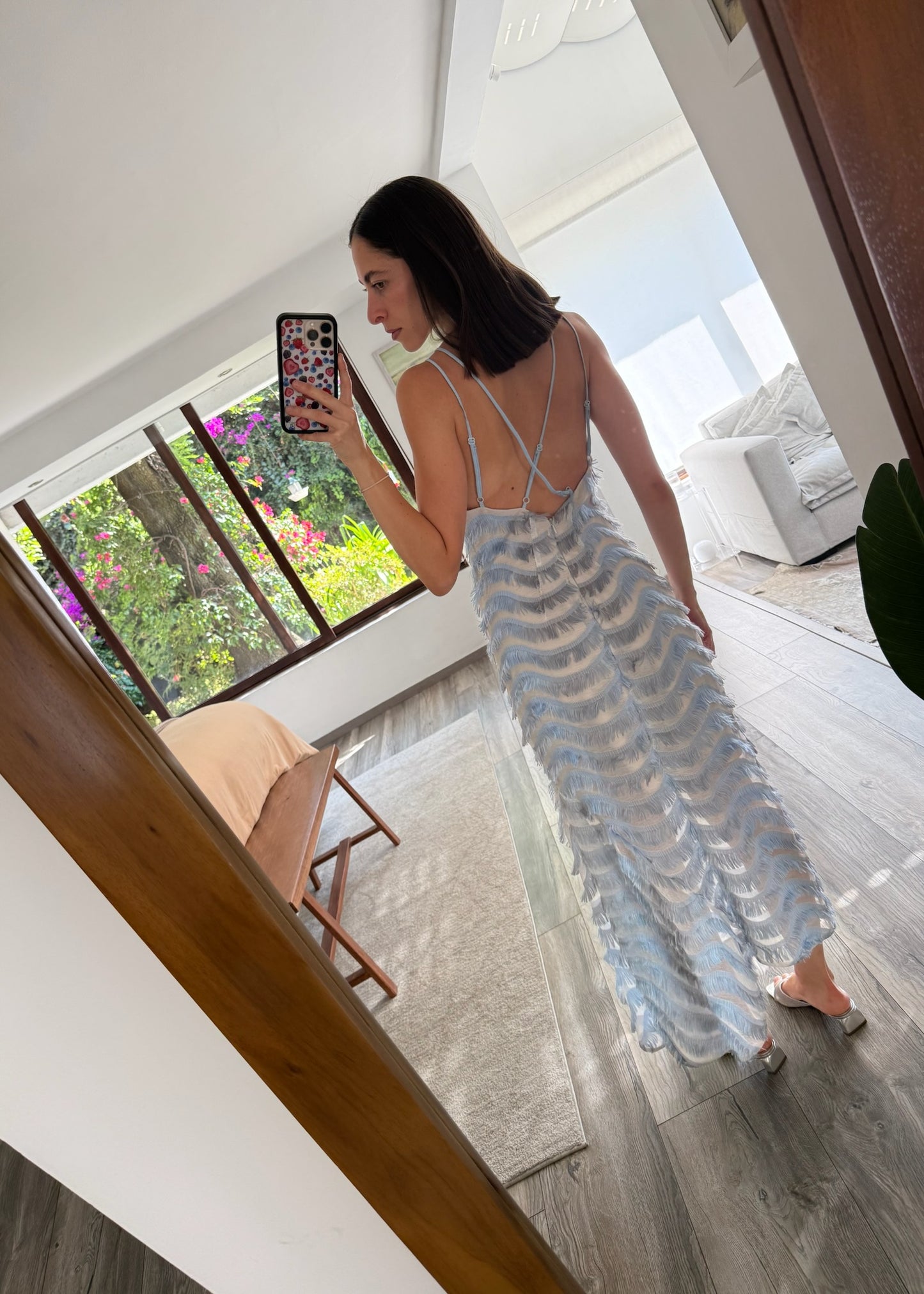 VESTIDO DE KNIT STRIPED