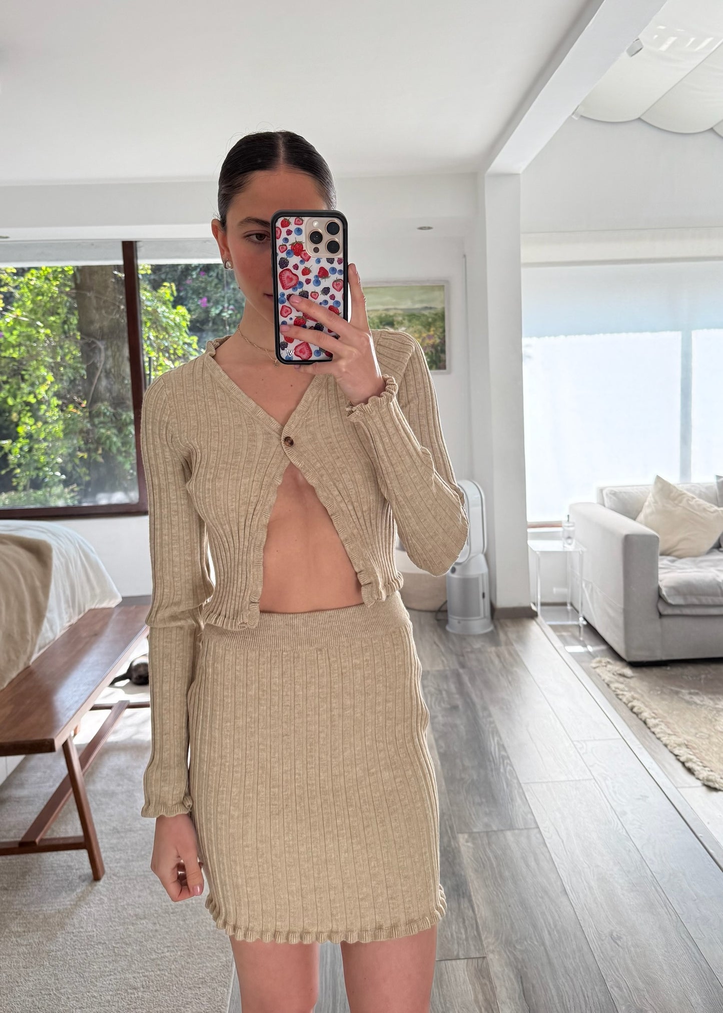 SET DE KNIT FALDA Y SUETER