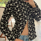 CAMISA CON BORDADOS B&W