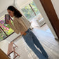 CAMISA CROPPED BICOLOR