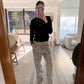 JEANS LEOPARD PRINT
