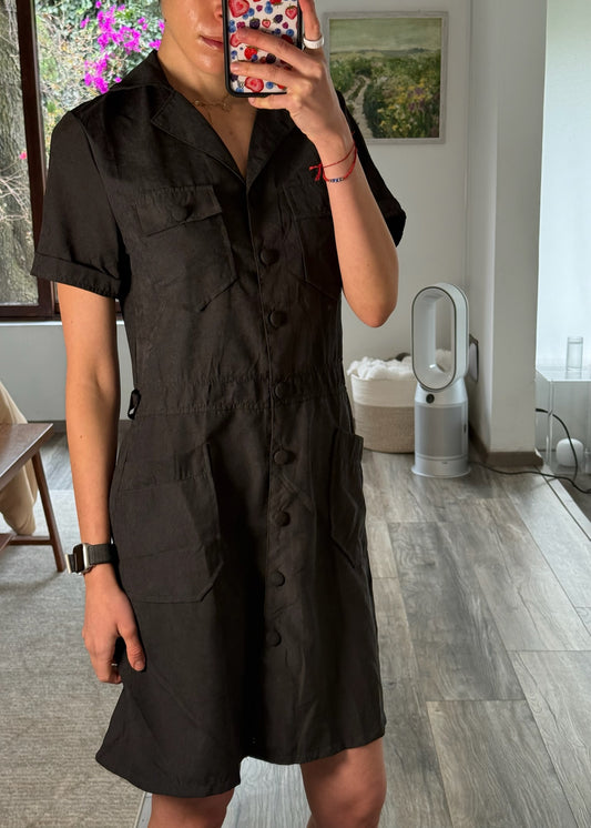 VESTIDO CARGO NEGRO
