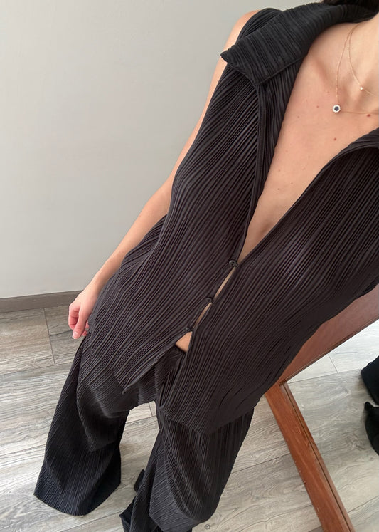 SET NEGRO CON TEXTURA