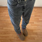 JEANS DESLAVADOS MOM FIT