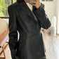 BLAZER FAUX LEATHER