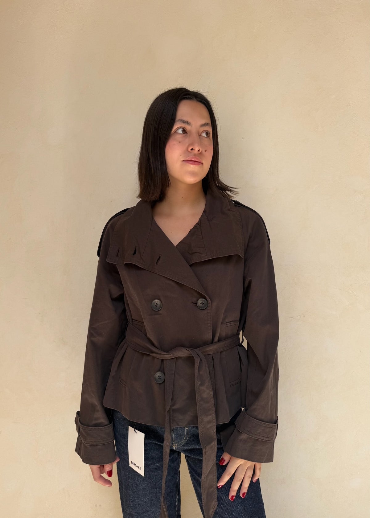 GABARDINA CAFÉ CROPPED