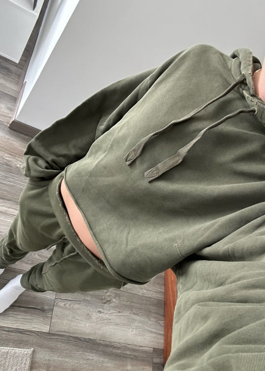 SET LOUNGY VERDE MILITAR