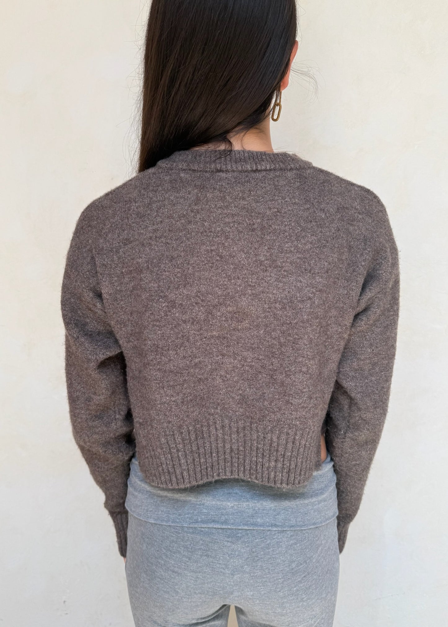 CARDIGAN CHUNKY CAFÉ