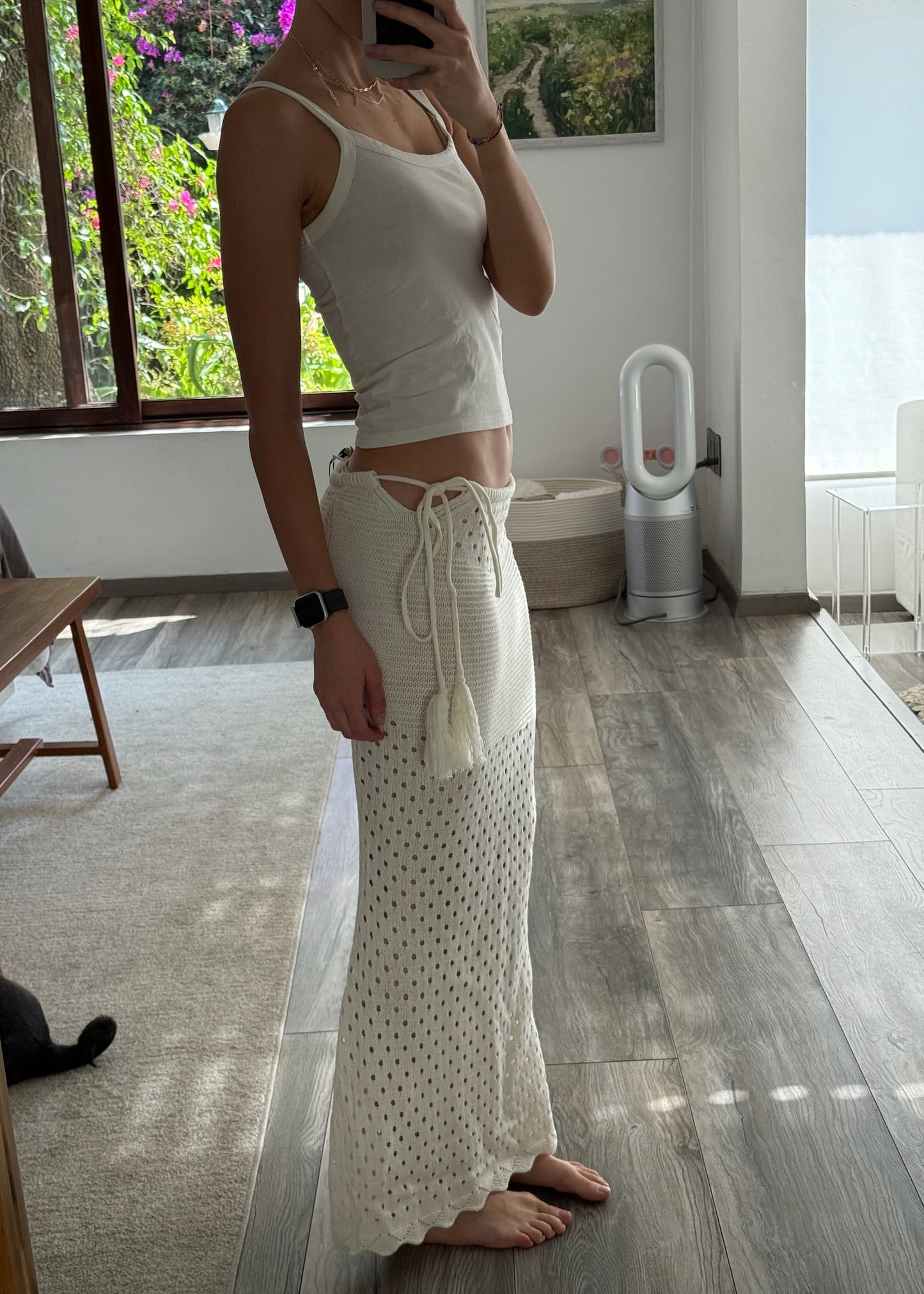 FALDA MIDI DE KNIT