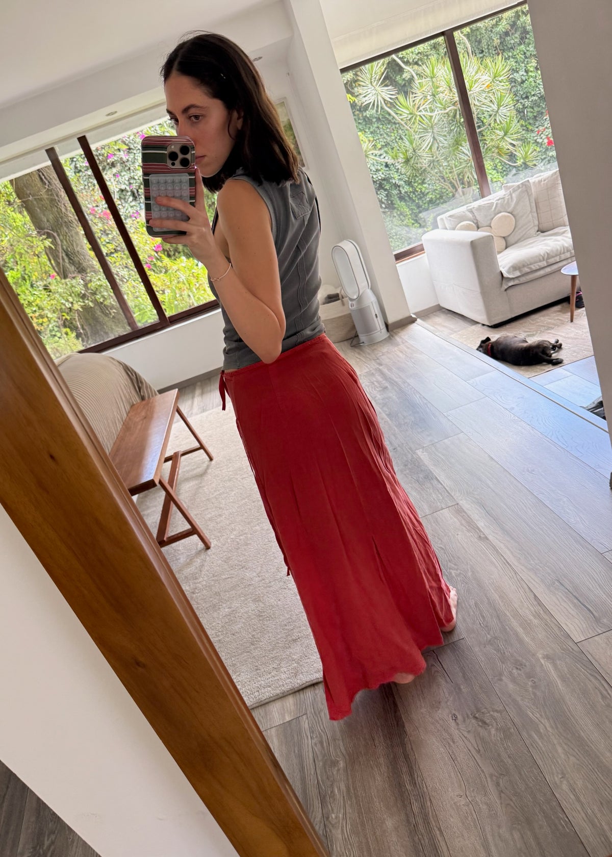 FALDA WRAP UP ROJA
