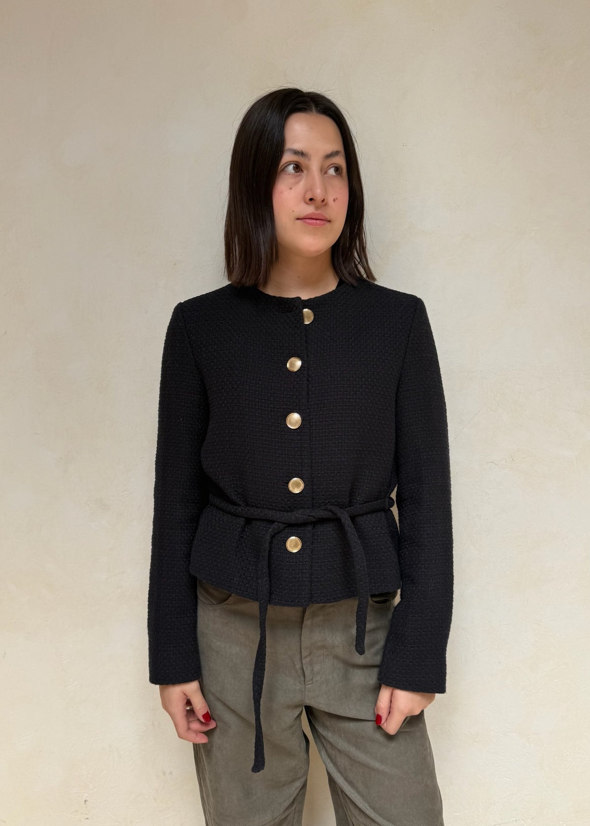 CHAQUETA ELEGANTE TEXTURIZADA