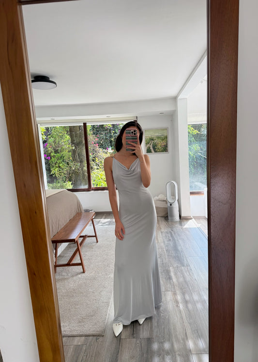 VESTIDO SLIP SHINY