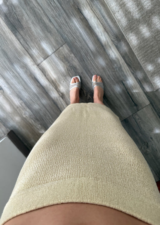 FALDA MIDI DE KNIT