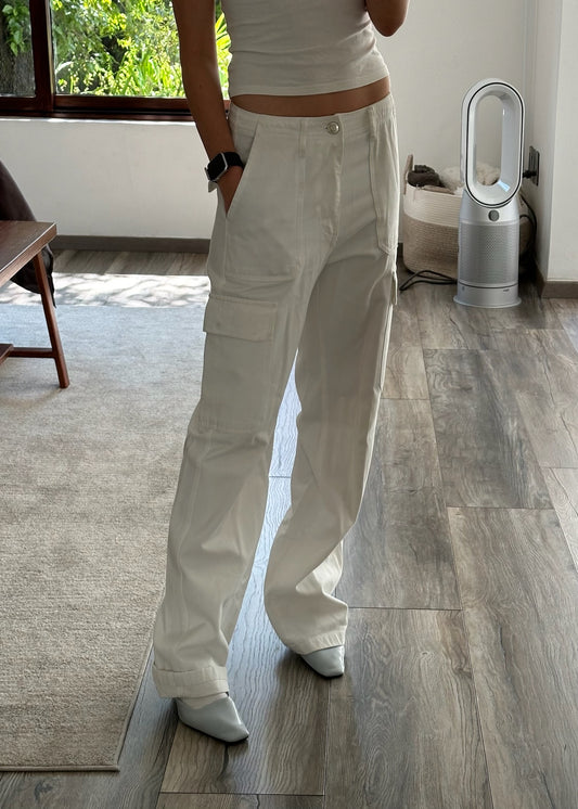 CARGO PANTS BLANCOS