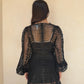 VESTIDO CROCHET NEGRO