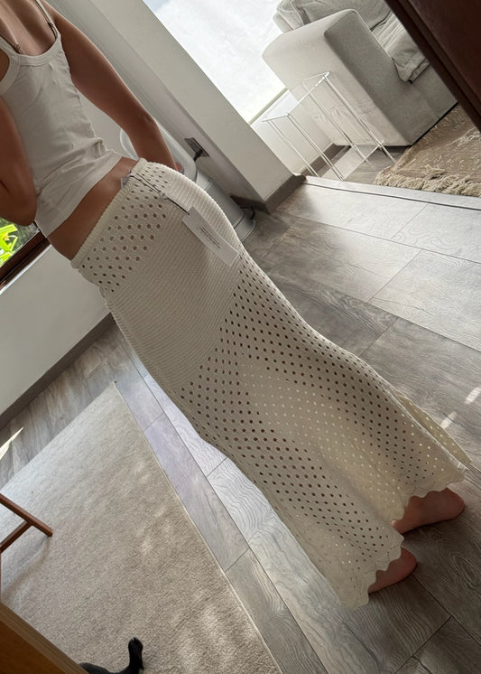 FALDA MIDI DE KNIT
