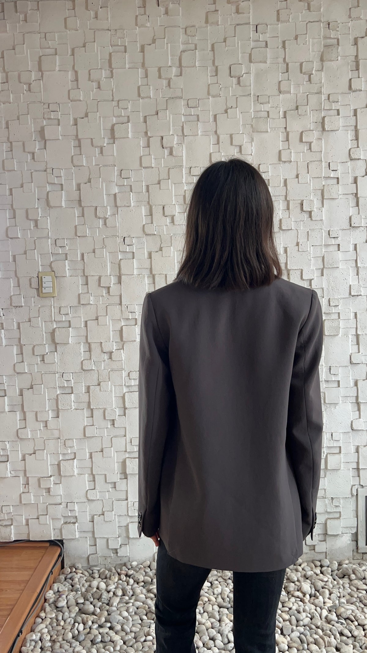 WORKING BLAZER GRIS