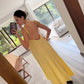 VESTIDO AMARILLO FLOWY