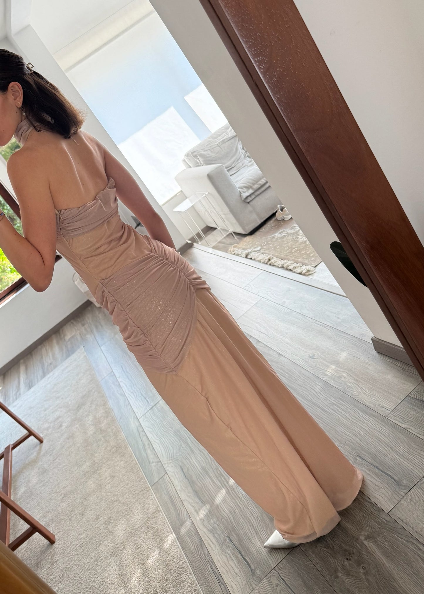 VESTIDO DORADO