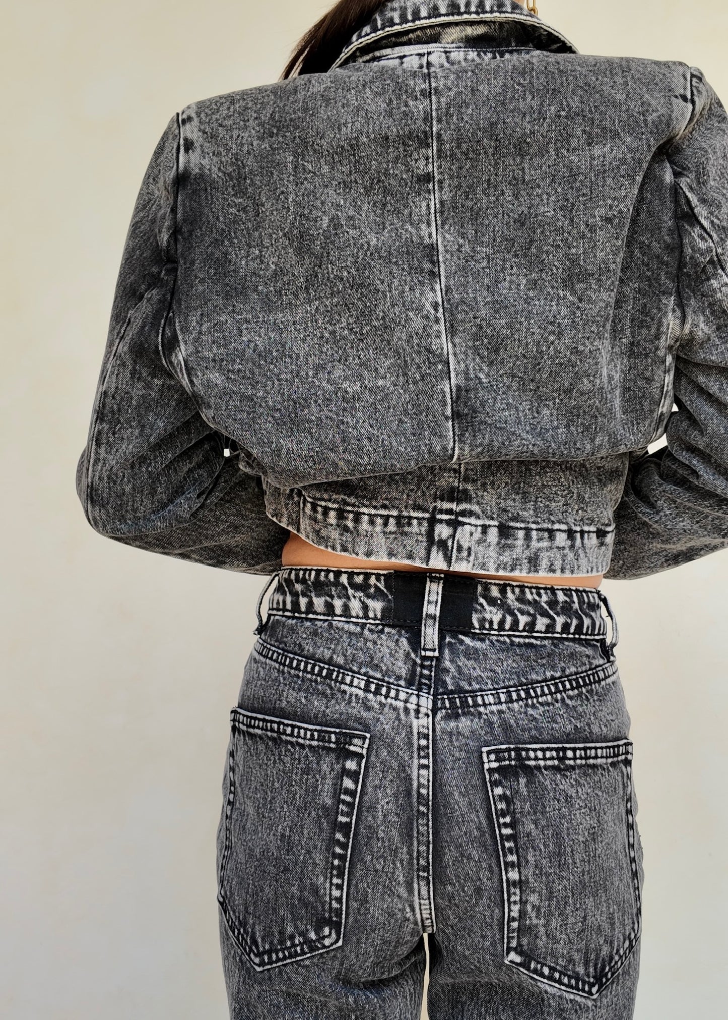 SET DENIM NEGRO DESLAVADO