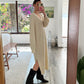 VESTIDO MIDI DE SUETER