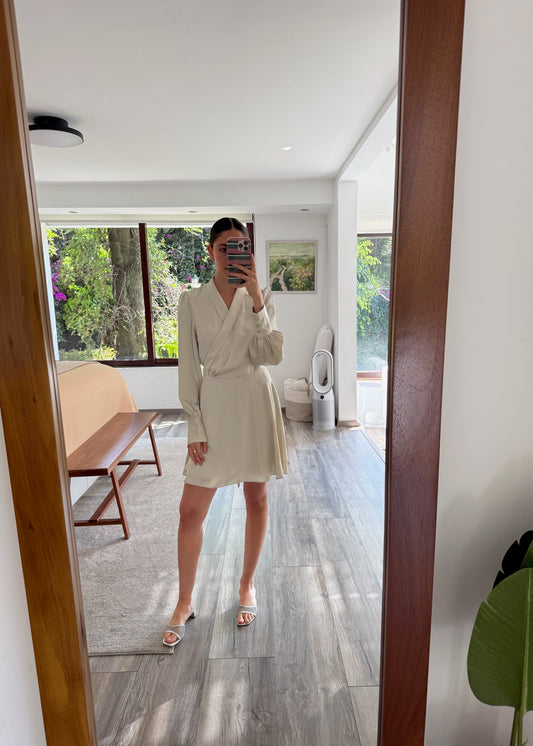 VESTIDO SILKY WRAP UP