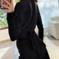 BLUSA NEGRA ESCOTE EN V