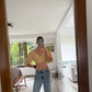 TOP AMARILLO CON PRINT