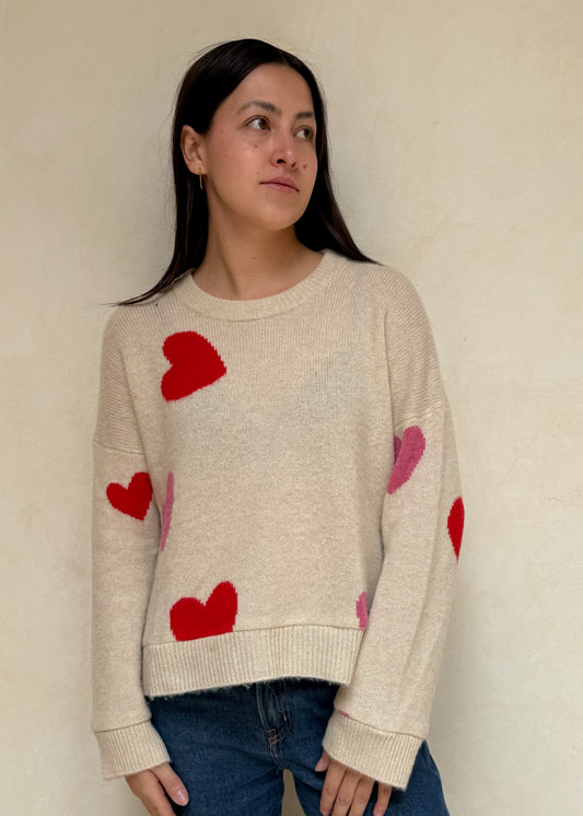 CREWNECK CORAZONES
