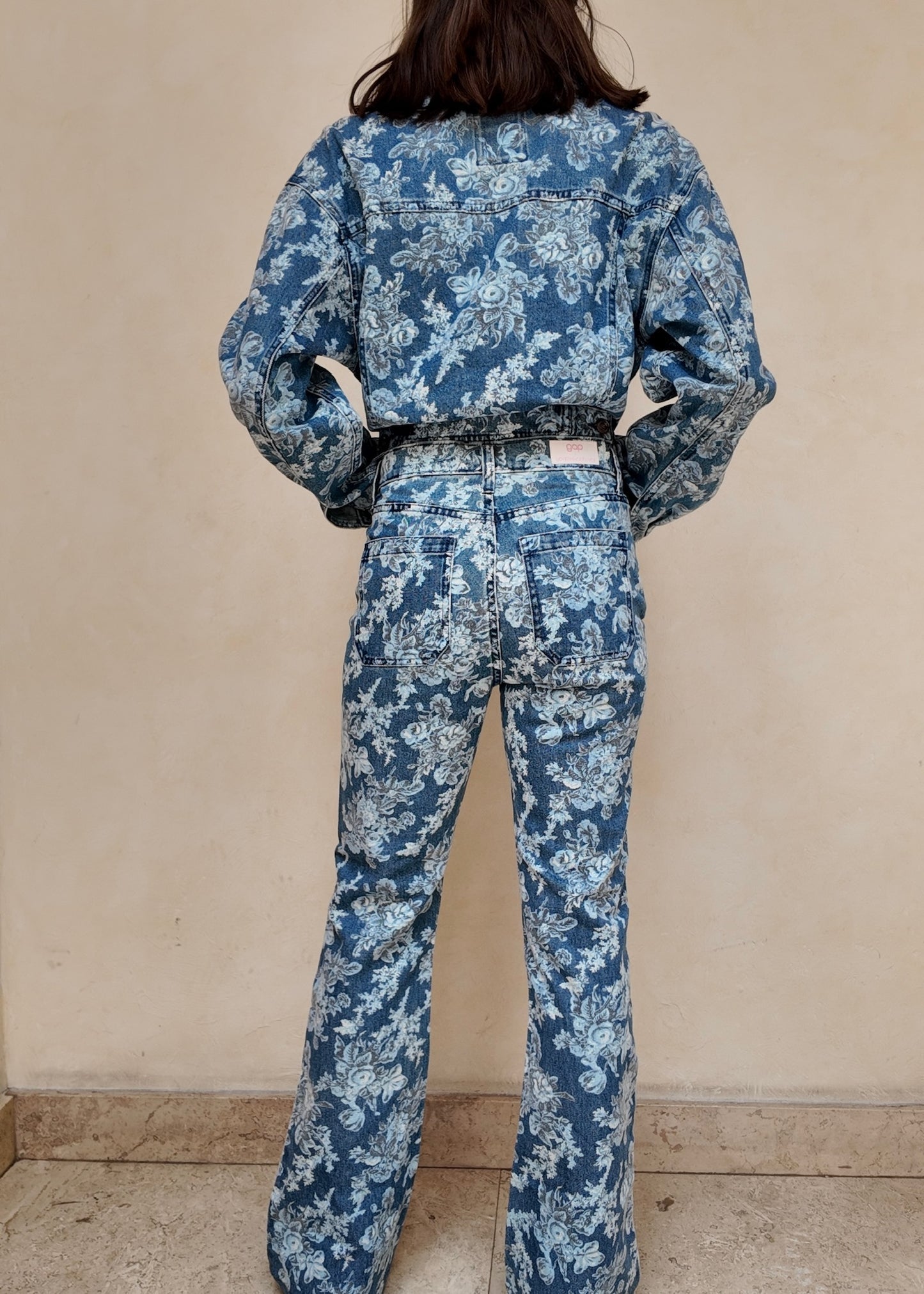 SET DENIM FLOREADO