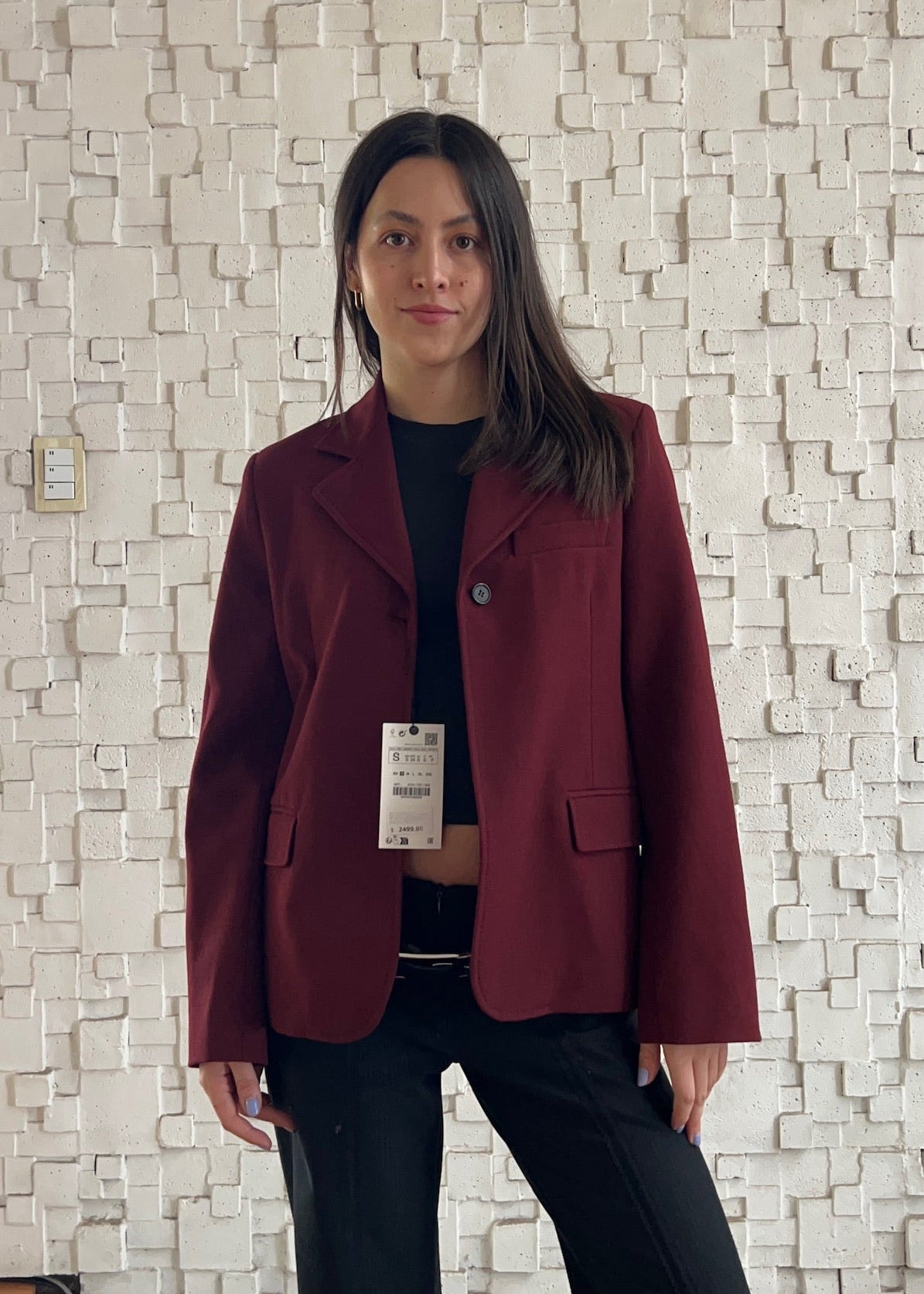 BLAZER BURGUNDY FORMAL