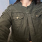 CHAMARRA DENIM VERDE MILITAR