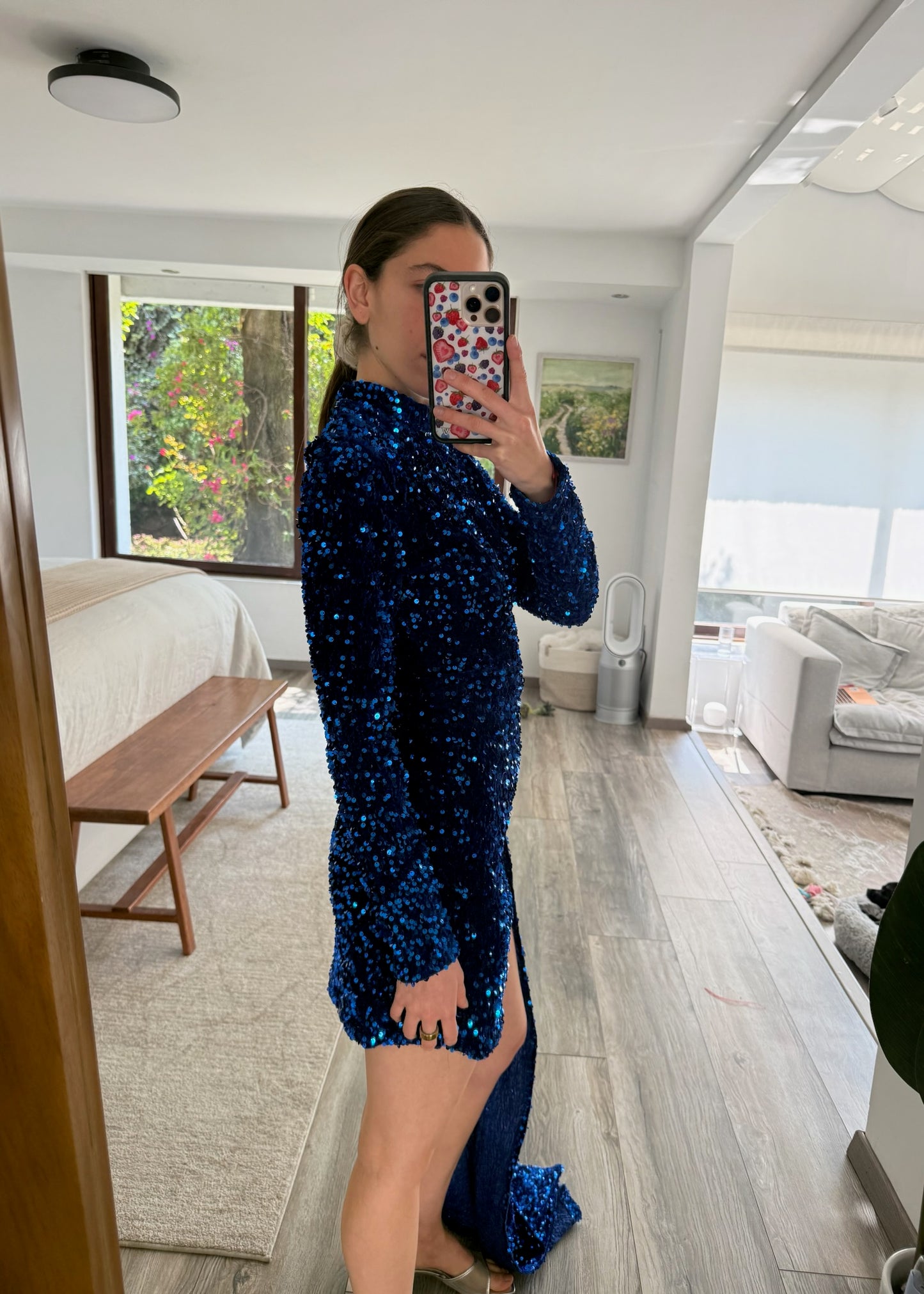 VESTIDO MINI DE LENTEJUELAS