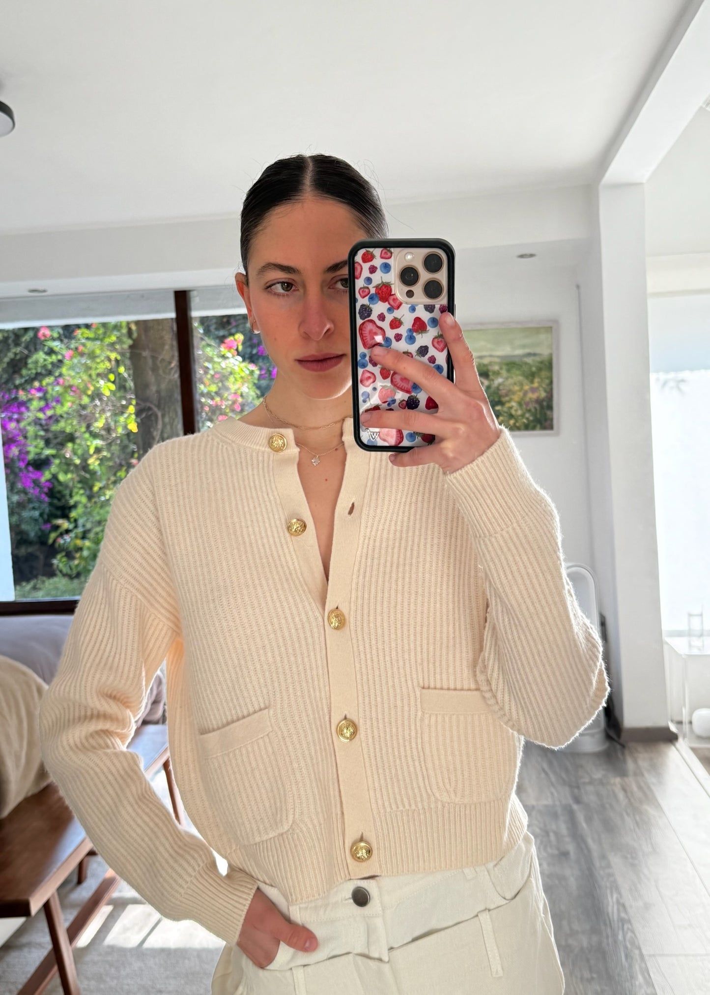 CARDIGAN DE LANA Y CASHMERE