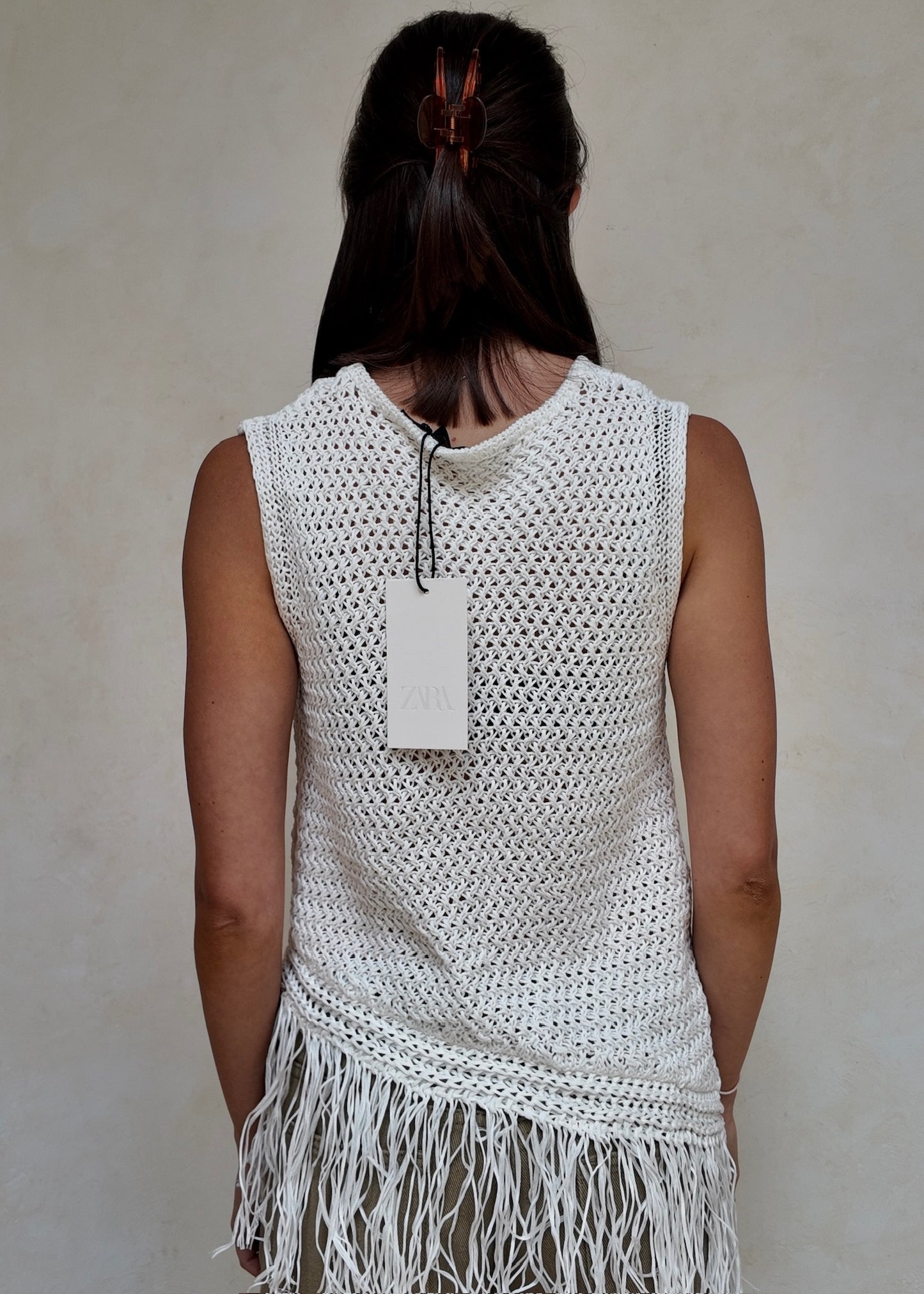TOP DE KNIT CON FLECOS