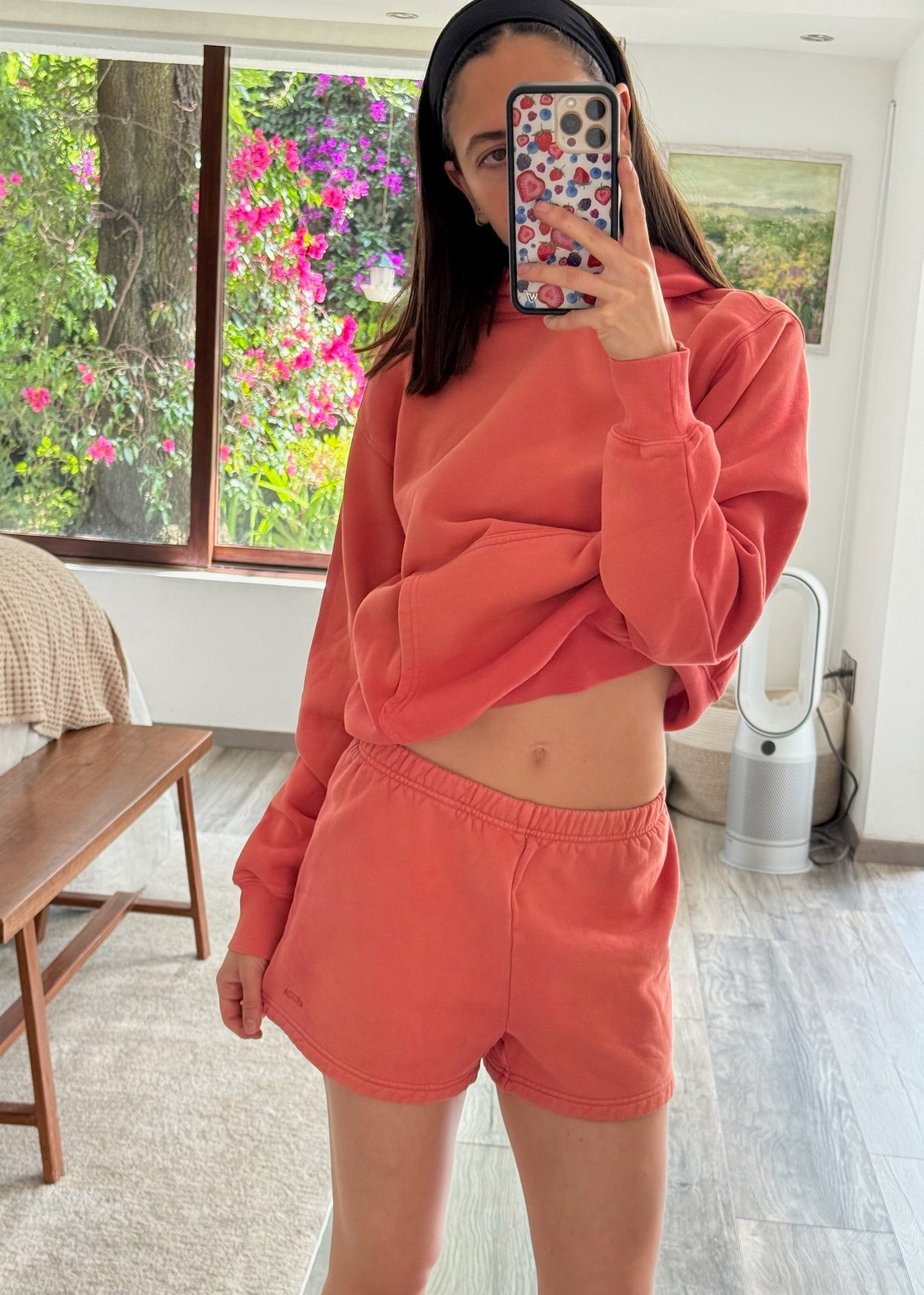 LOUNGEY SET HOODIE Y SHORTS
